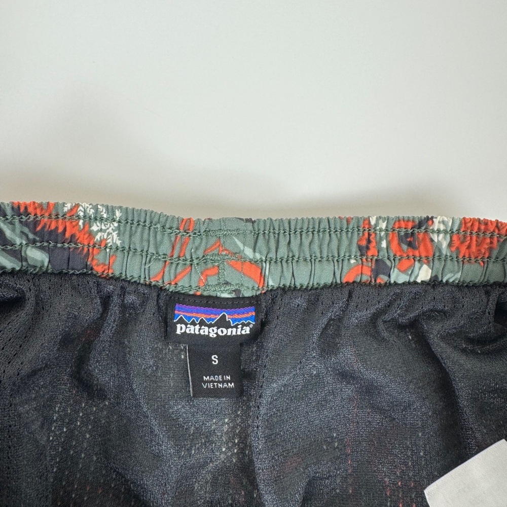 Patagonia Baggies Shorts Adult Small Green Lined C Street Tacos Print Mens S - Picture 5 of 8